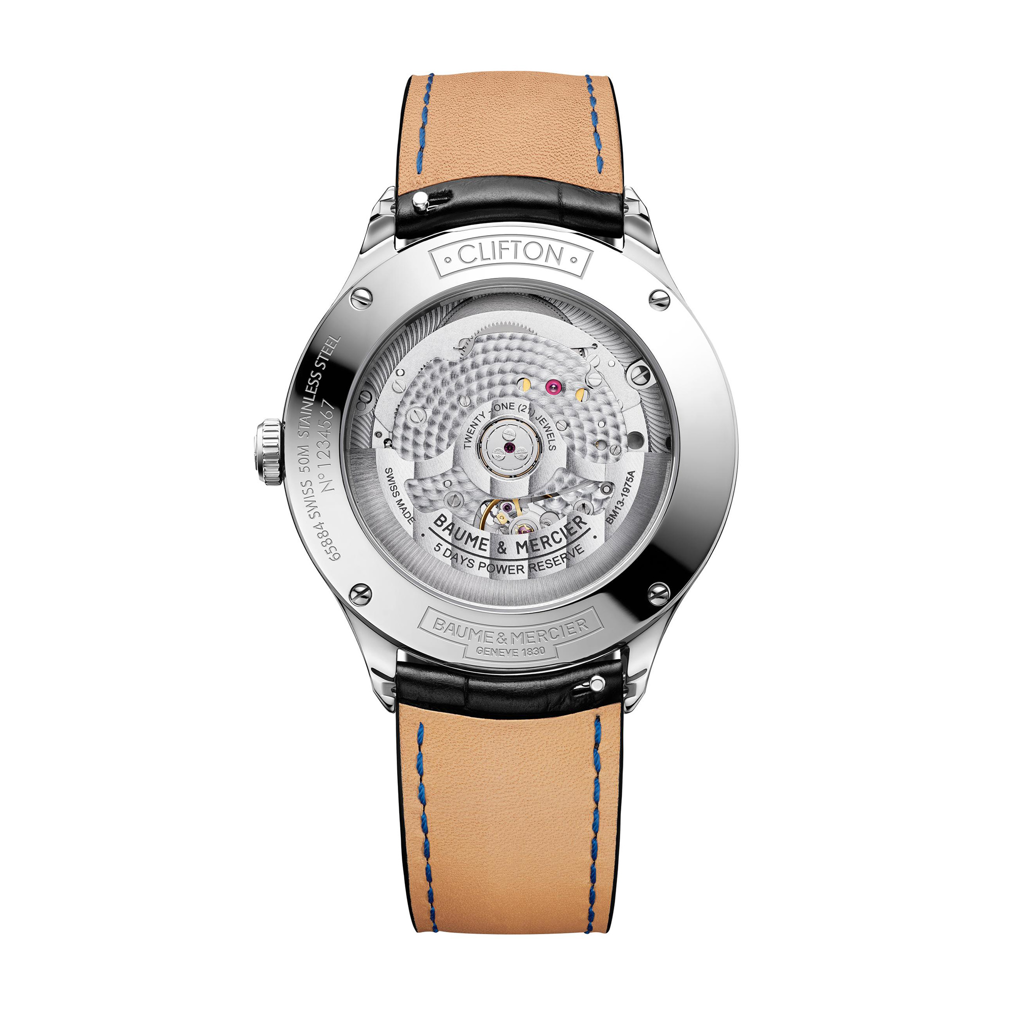 Magasiner la montre Clifton automatique de Baume Mercier. Numero de modele M0A10592. Decouvrez les montres Baume Mercier chez www.maisonbirks